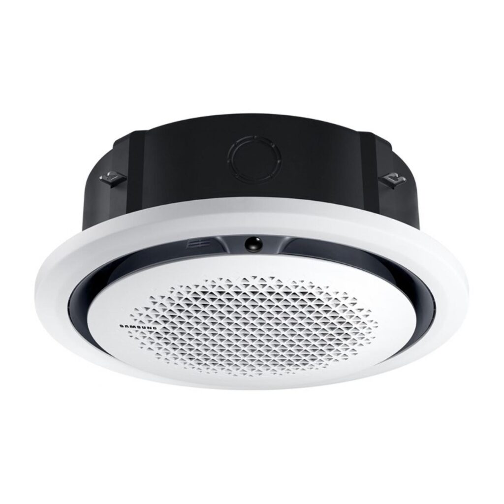 Aire acondicionado Cassette 360° Samsung Inverter SEER 20.5 de 24.000 Btu a 220V.